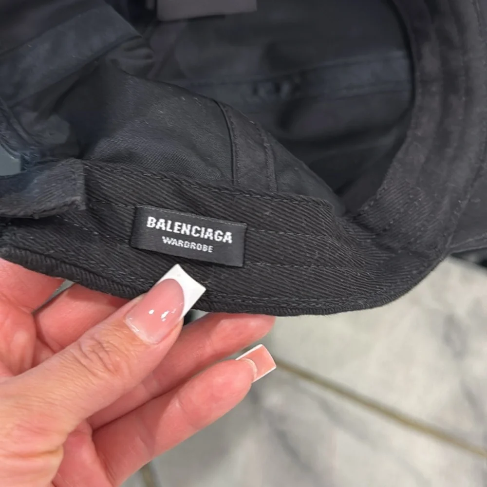 Balenciaga Black Designer Hat - Picture 3 of 5